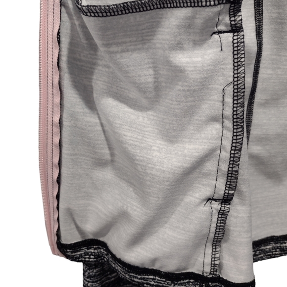 IDEOLOGY Zip Athletic Jacket. Color is Pink and Black/White. Size Medium. - Picture 6 of 8